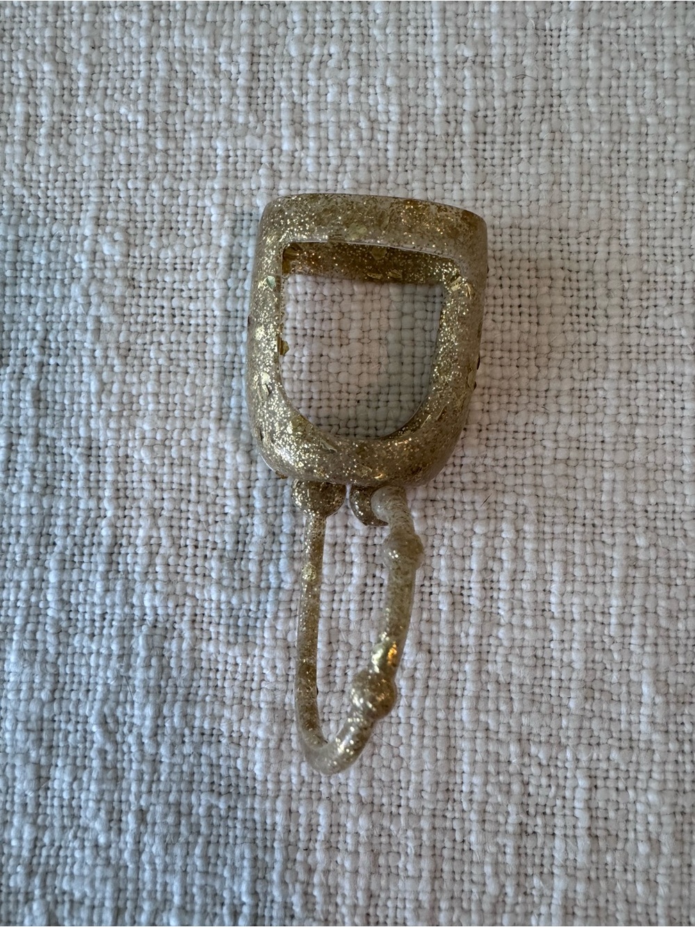 Gold Glitter Hand Sanitizer Holder